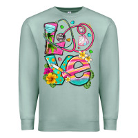 Seafoam love summer nurse Premium Sweatshirt - texasbilliewilder