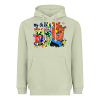 Matcha my child is non verbal but his dad aint afro hand Heavyweight Hoodie - RanaPortraitStore