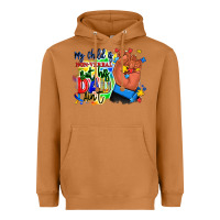 Meerkat my child is non verbal but his dad aint afro hand Heavyweight Hoodie - RanaPortraitStore