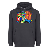Smoke my child is non verbal but his dad aint afro hand Heavyweight Hoodie - RanaPortraitStore