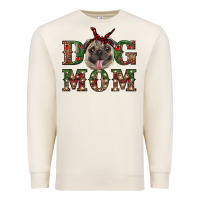 Sandshell christmas pug mom Premium Sweatshirt - RanaPortraitStore