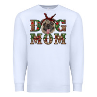 White christmas pug mom Premium Sweatshirt - RanaPortraitStore