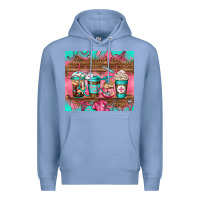 Colony Blue nurse fuel coffee cups Premium Hoodie - Jasminsmagicworld