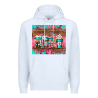 White nurse fuel coffee cups Premium Hoodie - Jasminsmagicworld