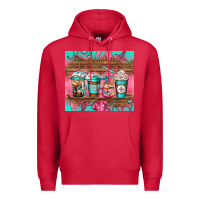 Cardinal nurse fuel coffee cups Premium Hoodie - Jasminsmagicworld