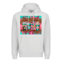 Dove Grey nurse fuel coffee cups Premium Hoodie - Jasminsmagicworld