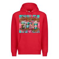 Red nurse fuel coffee cups Premium Hoodie - Jasminsmagicworld