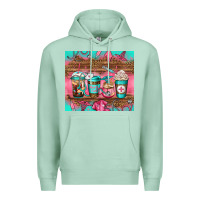 Seafoam nurse fuel coffee cups Premium Hoodie - Jasminsmagicworld