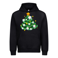 Black Christmas tree with teeth Urban Hoodie - AdoDesignShop