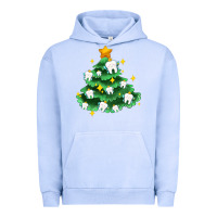 Pigment Grape Ice Christmas tree with teeth Urban Hoodie - AdoDesignShop