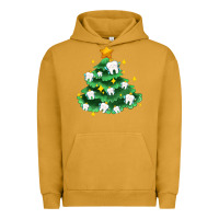 Pigment Peanut Butter Christmas tree with teeth Urban Hoodie - AdoDesignShop