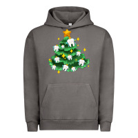 Pigment Tornado Christmas tree with teeth Urban Hoodie - AdoDesignShop