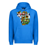 True Royal Cowhide Michigan map Premium Hoodie - RanaPortraitStore