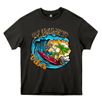 Asphalt Summer Vibes Heavy Core Tee - CowhideDigitalArt