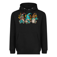 Black western cross gnomes Heavyweight Hoodie - Zillion Design Studio