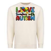 Sandshell i love someone with autism Premium Sweatshirt - Zillion Design Studio