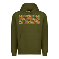 Army Green dead tired fueled by coffee  mug 15 oz Premium Hoodie - Artiststas