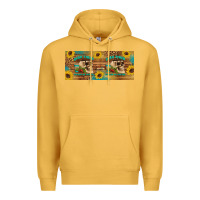 Mustard dead tired fueled by coffee  mug 15 oz Premium Hoodie - Artiststas