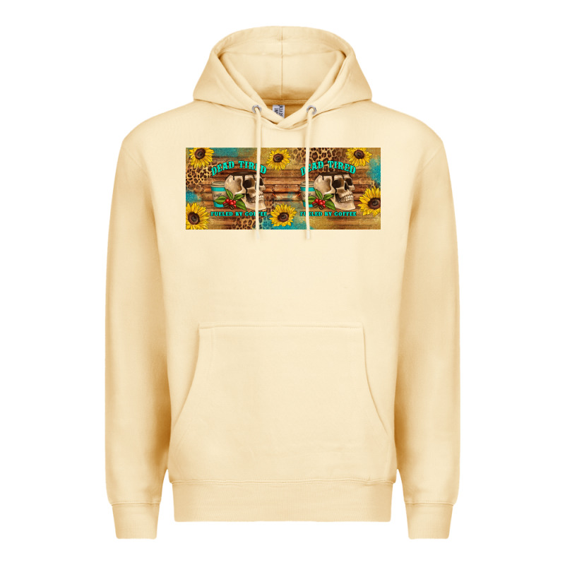 Dead Tired Fueled By Coffee  Mug 15 Oz Premium Hoodie by Artiststas | Teevron