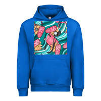 Cobalt nurse slippers seamless pattern Urban Hoodie - BundleAndBundleShop