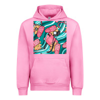 Fuchsia Pink nurse slippers seamless pattern Urban Hoodie - BundleAndBundleShop