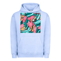 Pigment Grape Ice nurse slippers seamless pattern Urban Hoodie - BundleAndBundleShop