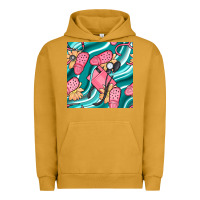 Pigment Peanut Butter nurse slippers seamless pattern Urban Hoodie - BundleAndBundleShop