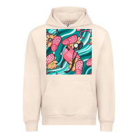 Sandshell nurse slippers seamless pattern Urban Hoodie - BundleAndBundleShop