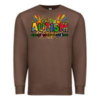 Chestnut autism accept understand love Premium Sweatshirt - Zillion Design Studio