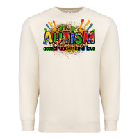 Sandshell autism accept understand love Premium Sweatshirt - Zillion Design Studio