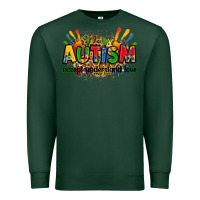 Sports Green autism accept understand love Premium Sweatshirt - Zillion Design Studio