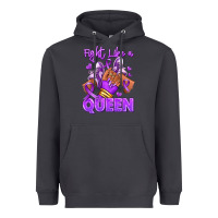 Smoke fight like a queen lupus awareness afro girl sneak Heavyweight Hoodie - RanaPortraitStore