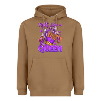 Toasted Coconut fight like a queen lupus awareness afro girl sneak Heavyweight Hoodie - RanaPortraitStore