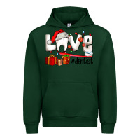 Forest Green Christmas love  dentist Urban Hoodie - AdoDesignShop