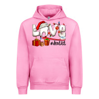 Fuchsia Pink Christmas love  dentist Urban Hoodie - AdoDesignShop