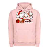 Pigment Salmon Christmas love  dentist Urban Hoodie - AdoDesignShop