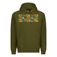 Army Green dead tired fueled by coffee  mug 11 oz Premium Hoodie - Artiststas
