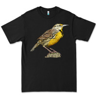 Black Western Meadowlark Premium Tee - LillyAllenDesigns