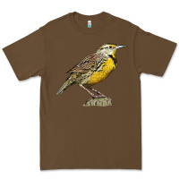 Cacao Western Meadowlark Premium Tee - LillyAllenDesigns