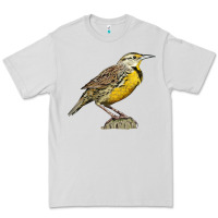 Dove Grey Western Meadowlark Premium Tee - LillyAllenDesigns