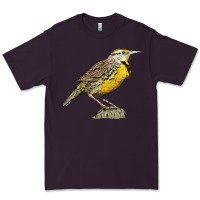 Plum Western Meadowlark Premium Tee - LillyAllenDesigns