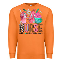 Carrot nurse coffee scrubs rubber gloves Premium Sweatshirt - texasbilliewilder