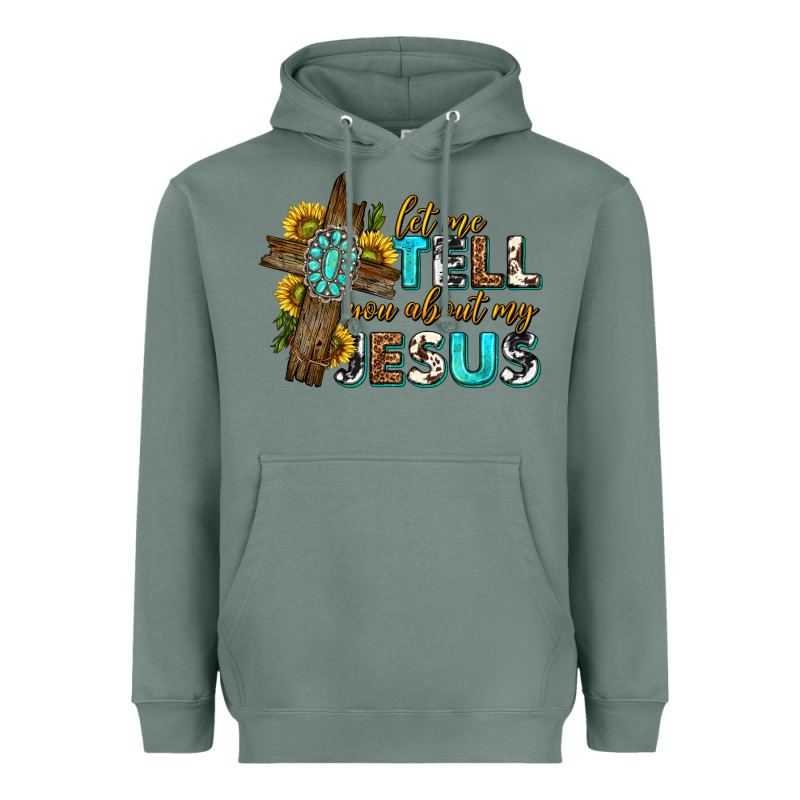 Let Me Tell You About My Jesus Western Heavyweight Hoodie by texasbilliewilder | Teevron