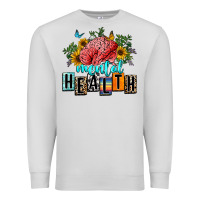 Dove Grey mental health Premium Sweatshirt - texasbilliewilder