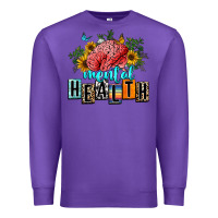 Purple mental health Premium Sweatshirt - texasbilliewilder
