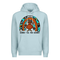 Blue Mist gobble till you wobble rainbow Premium Hoodie - JahusDesignShop