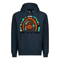 Navy gobble till you wobble rainbow Premium Hoodie - JahusDesignShop
