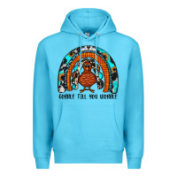 Ocean Blue gobble till you wobble rainbow Premium Hoodie - JahusDesignShop