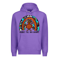 Purple gobble till you wobble rainbow Premium Hoodie - JahusDesignShop