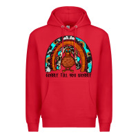 Red gobble till you wobble rainbow Premium Hoodie - JahusDesignShop